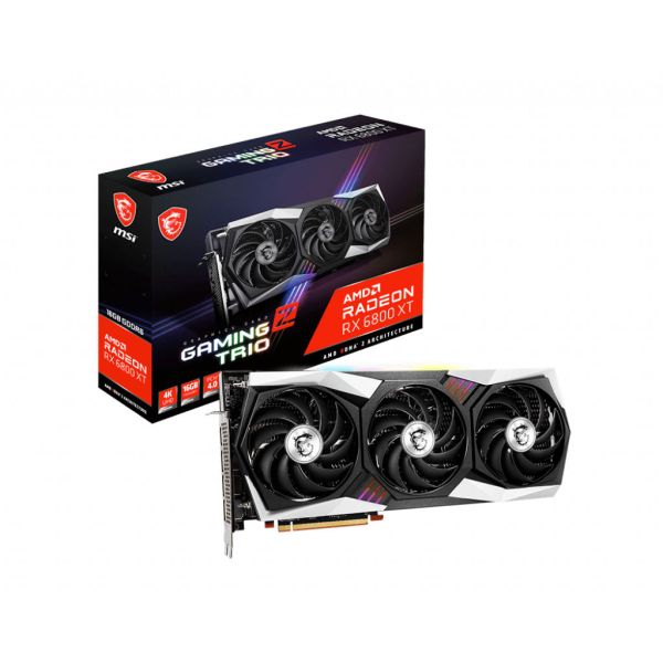 MSI Radeon RX 6800 XT Gaming Z Trio 16G AMD 16 GB GDDR6 (V395-013R) MSI Radeon RX 6800 XT Gaming Z Trio 16G AMD 16 GB GDDR6 (V395-013R)