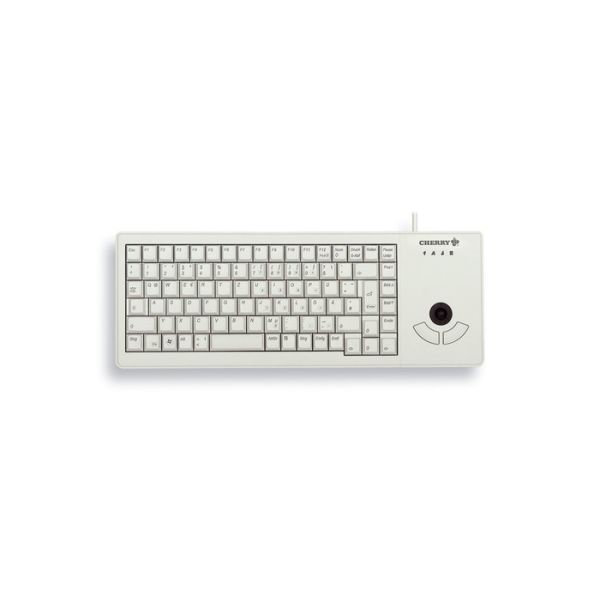 CHERRY XS Trackball toetsenbord Universeel USB QWERTY Amerikaans Engels Grijs (G84-5400LUMEU-0)