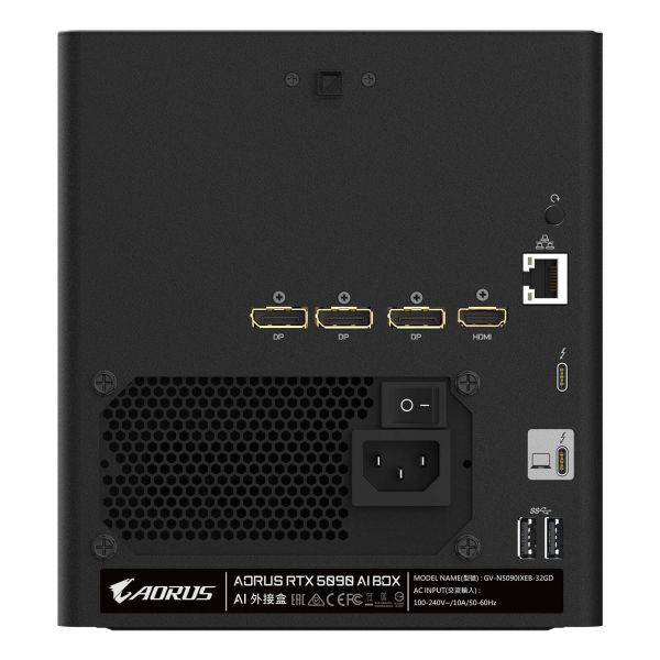 GIGABYTE AORUS RTX 5090 AI BOX GeForce RTX 5090 Zwart (GV-N5090IXEB-32GD)