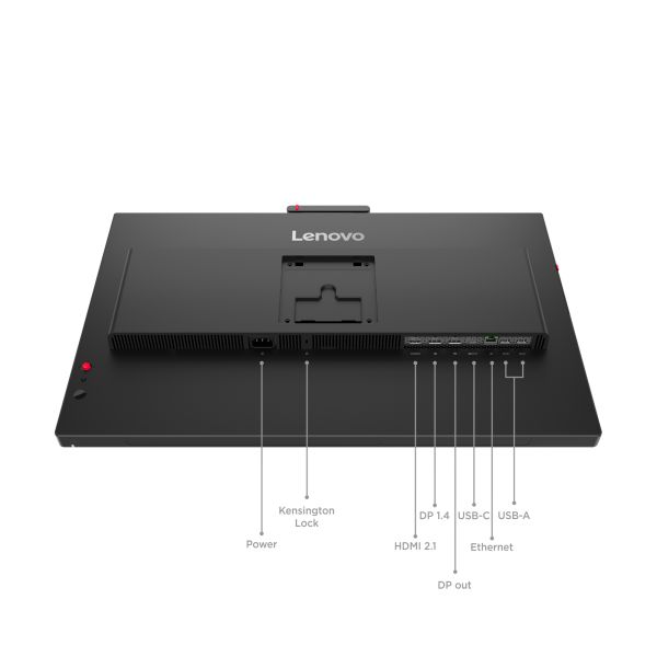 Lenovo ThinkVision T24-4v computer monitor 60,5 cm (23.8") 1920 x 1080 Pixels Full HD LCD Zwart (64B6MAT1EU)