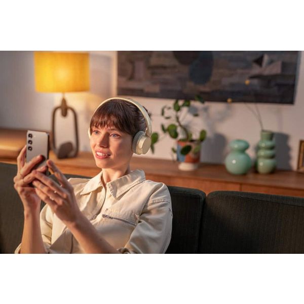 Philips TAH3209BG/00 hoofdtelefoon/headset Draadloos Hoofdband Oproepen/muziek Bluetooth Beige (TAH3209BG/00)