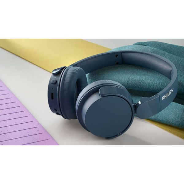Philips 4000 series TAH4209BL/00 hoofdtelefoon/headset Draadloos Hoofdband Oproepen/muziek Bluetooth Blauw (TAH4209BL/00)