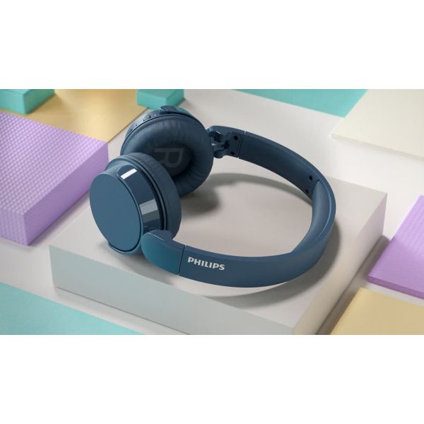 Philips 4000 series TAH4209BL/00 hoofdtelefoon/headset Draadloos Hoofdband Oproepen/muziek Bluetooth Blauw (TAH4209BL/00)