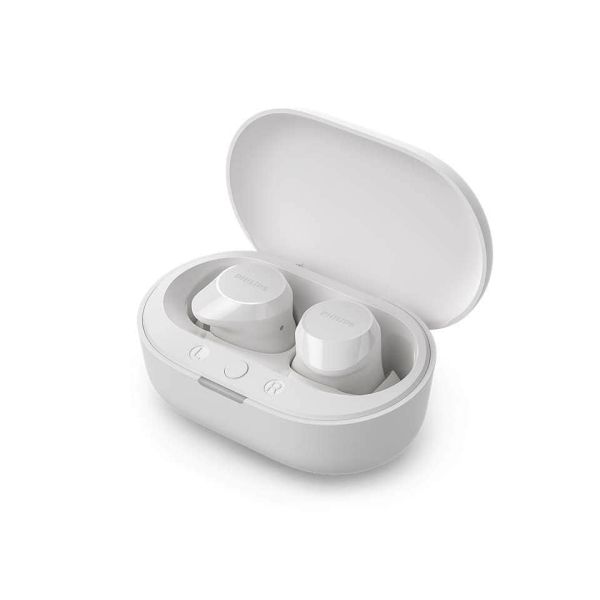 Philips TAT1209WT/00 hoofdtelefoon/headset True Wireless Stereo (TWS) In-ear Oproepen/muziek Bluetooth Wit (TAT1209WT/00) Philips TAT1209WT/00 hoofdtelefoon/headset True Wireless Stereo (TWS) In-ear Oproepen/muziek Bluetooth Wit (TAT1209WT/00)