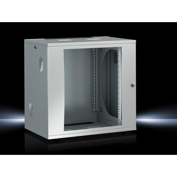 Rittal FlatBox - Housing - suitable for wall mounting - RAL 7035 - 15U - 48.3 cm (19inch) (7507200)