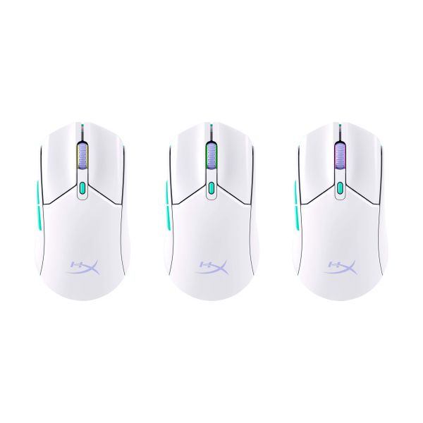 HyperX Pulsefire Haste 2 Core Wls - gaming muis (wit/grn/prs) (8R2E7AA) HyperX Pulsefire Haste 2 Core Wls - gaming muis (wit/grn/prs) (8R2E7AA)