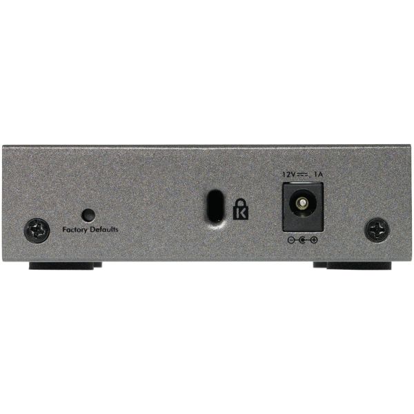 NETGEAR ProSAFE Unmanaged Plus Switch - GS105E - 5 Gigabit Ethernet poorten (GS105E-200PES)