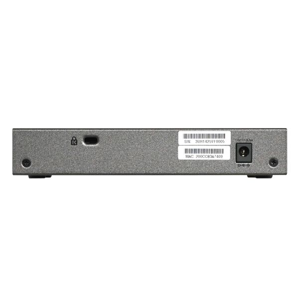 NETGEAR ProSAFE Unmanaged Plus Switch - GS108E - 8 Gigabit Ethernet poorten (GS108E-300PES)