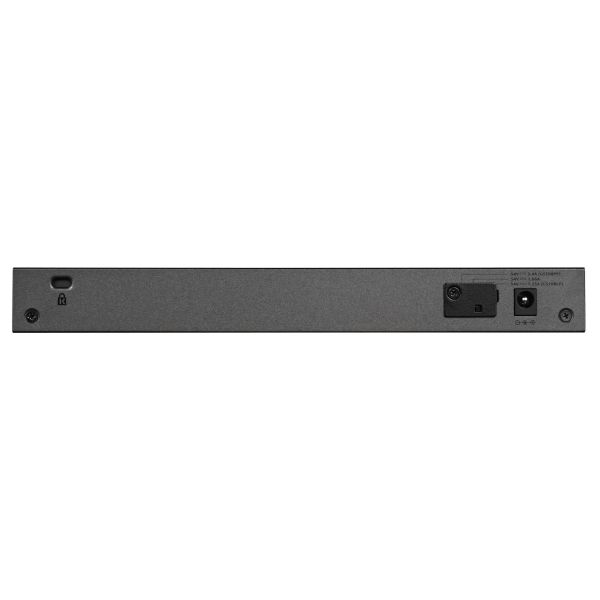 NETGEAR GS108LP Unmanaged Gigabit Ethernet (10/100/1000) Power over Ethernet (PoE) 1U Zwart, Grijs (GS108LP-100EUS)