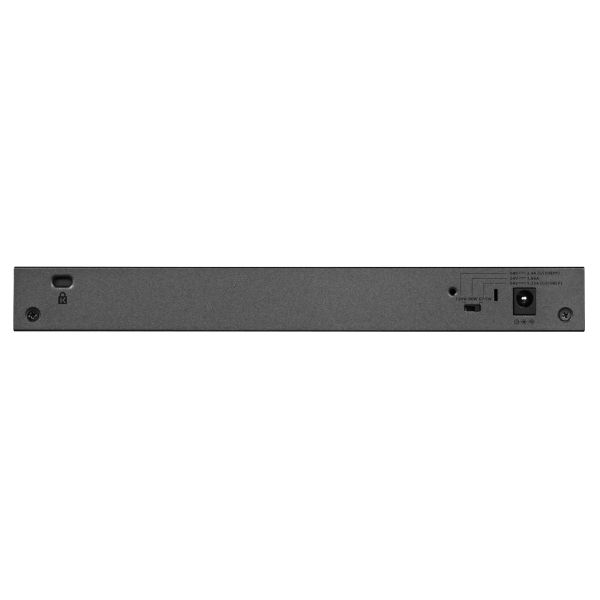 NETGEAR GS108LP Unmanaged Gigabit Ethernet (10/100/1000) Power over Ethernet (PoE) 1U Zwart, Grijs (GS108LP-100EUS)
