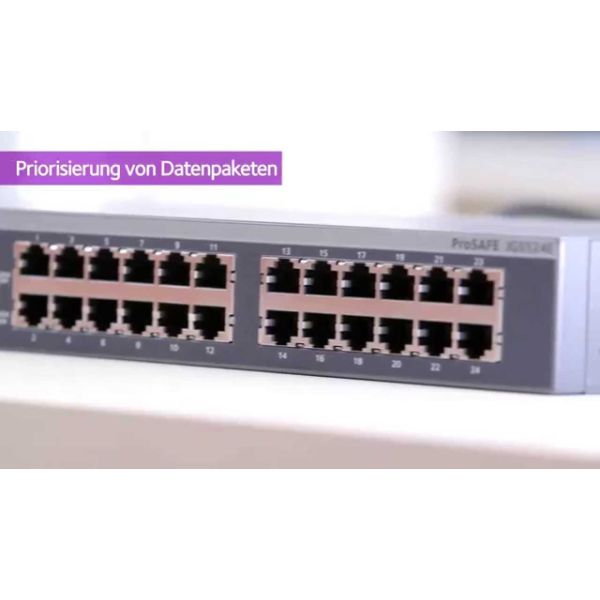 NETGEAR GS108PP Unmanaged Gigabit Ethernet (10/100/1000) Power over Ethernet (PoE) Zwart (GS108PP-100EUS)