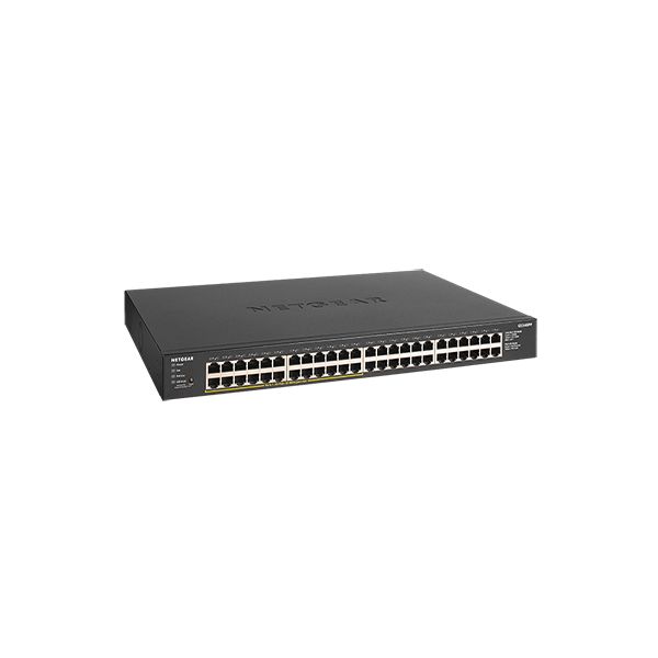 NETGEAR GS348PP Unmanaged Gigabit Ethernet (10/100/1000) Power over Ethernet (PoE) Zwart (GS348PP-100EUS)