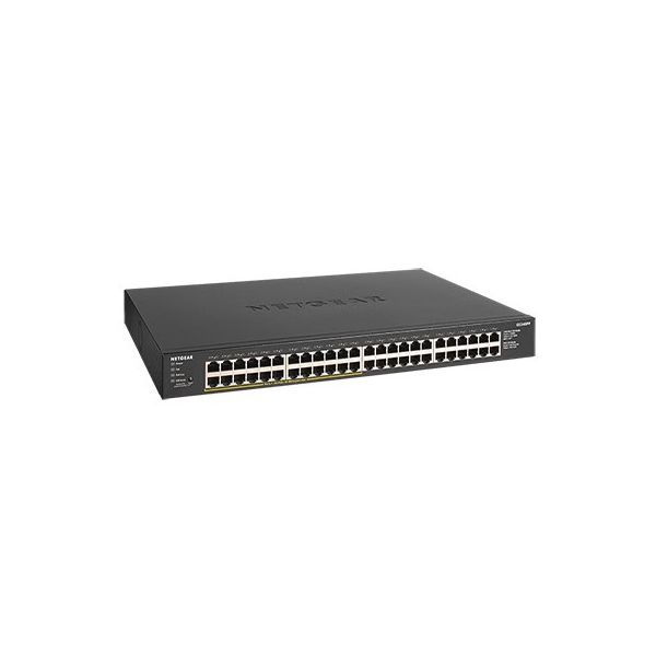 NETGEAR GS348PP Unmanaged Gigabit Ethernet (10/100/1000) Power over Ethernet (PoE) Zwart (GS348PP-100EUS)
