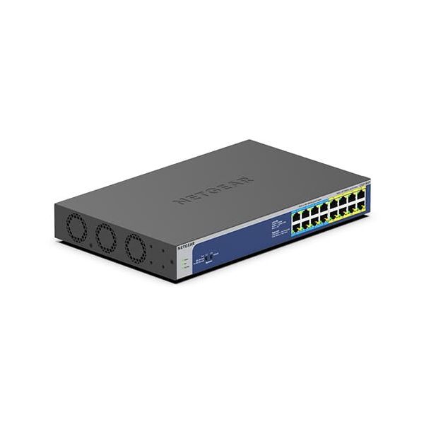 NETGEAR GS516UP Unmanaged Gigabit Ethernet (10/100/1000) Power over Ethernet (PoE) Grijs (GS516UP-100EUS)
