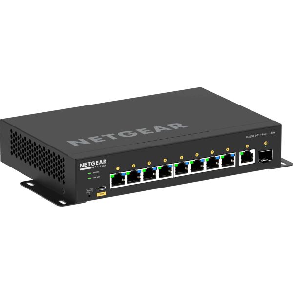 NETGEAR GSM4210PD-100EUS netwerk-switch Managed L2/L3 Gigabit Ethernet (10/100/1000) Power over Ethernet (PoE) Zwart (GSM4210PD-100EUS)