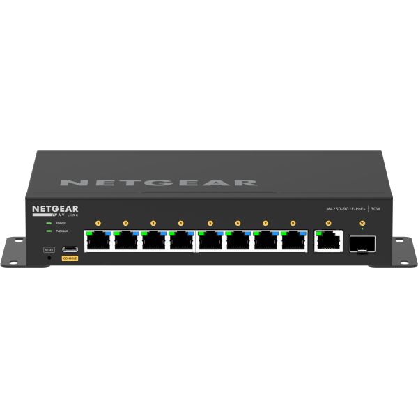 NETGEAR GSM4210PD-100EUS netwerk-switch Managed L2/L3 Gigabit Ethernet (10/100/1000) Power over Ethernet (PoE) Zwart (GSM4210PD-100EUS)