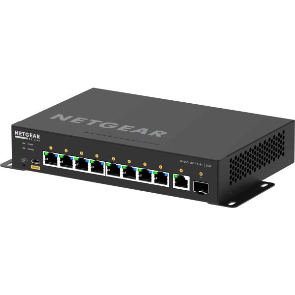 NETGEAR GSM4210PD-100EUS netwerk-switch Managed L2/L3 Gigabit Ethernet (10/100/1000) Power over Ethernet (PoE) Zwart (GSM4210PD-100EUS)