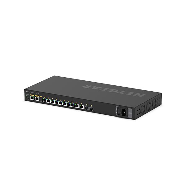 NETGEAR M4250-10G2XF-PoE+ Managed L2/L3 Gigabit Ethernet (10/100/1000) Power over Ethernet (PoE) 1U Zwart (GSM4212PX-100EUS)