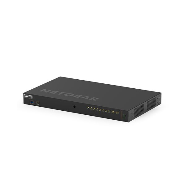 NETGEAR M4250-10G2XF-PoE++ Managed L2/L3 Gigabit Ethernet (10/100/1000) Power over Ethernet (PoE) 1U Zwart (GSM4212UX-100EUS)