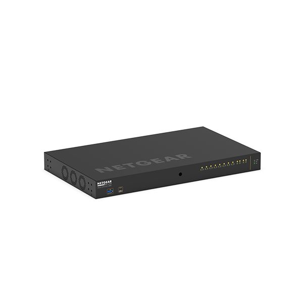 NETGEAR M4250-10G2XF-PoE++ Managed L2/L3 Gigabit Ethernet (10/100/1000) Power over Ethernet (PoE) 1U Zwart (GSM4212UX-100EUS)
