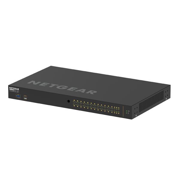 NETGEAR GSM4230P-100EUS netwerk-switch Managed L2/L3 Gigabit Ethernet (10/100/1000) Power over Ethernet (PoE) 1U Zwart (GSM4230P-100EUS)