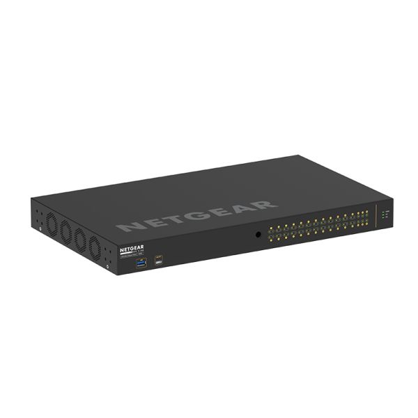NETGEAR GSM4230P-100EUS netwerk-switch Managed L2/L3 Gigabit Ethernet (10/100/1000) Power over Ethernet (PoE) 1U Zwart (GSM4230P-100EUS)