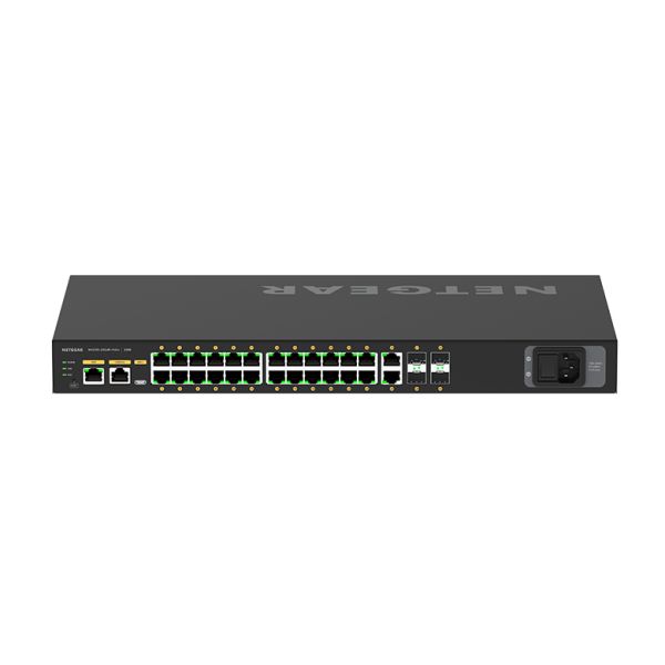 NETGEAR GSM4230P-100EUS netwerk-switch Managed L2/L3 Gigabit Ethernet (10/100/1000) Power over Ethernet (PoE) 1U Zwart (GSM4230P-100EUS)