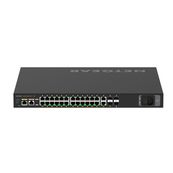 NETGEAR M4250-26G4XF-PoE+ Managed L2/L3 Gigabit Ethernet (10/100/1000) Power over Ethernet (PoE) 1U Zwart (GSM4230PX-100EUS)
