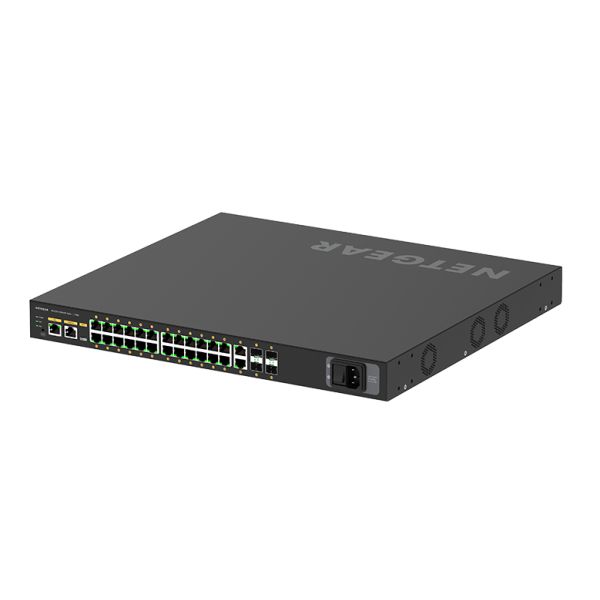 NETGEAR M4250-26G4XF-PoE+ Managed L2/L3 Gigabit Ethernet (10/100/1000) Power over Ethernet (PoE) 1U Zwart (GSM4230PX-100EUS)
