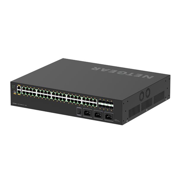 NETGEAR M4250-40G8XF-PoE++ Managed L2/L3 Gigabit Ethernet (10/100/1000) Power over Ethernet (PoE) 2U Zwart (GSM4248UX-100EUS)