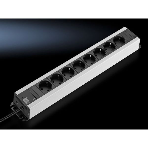 Rittal Steckdosenleiste 48,3cm 8fach ohne Schalter 16A (7000630)