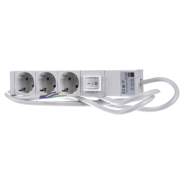 Rittal Steckdosenleiste 48,3cm 3fach mit Schalter 230V/16A (7240120)