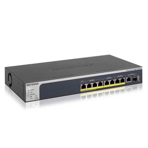 NETGEAR MS510TXPP Managed L2/L3/L4 10G Ethernet (100/1000/10000) Power over Ethernet (PoE) Grijs (MS510TXPP-100EUS) NETGEAR MS510TXPP Managed L2/L3/L4 10G Ethernet (100/1000/10000) Power over Ethernet (PoE) Grijs (MS510TXPP-100EUS)