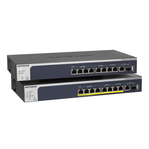 NETGEAR MS510TXPP Managed L2/L3/L4 10G Ethernet (100/1000/10000) Power over Ethernet (PoE) Grijs (MS510TXPP-100EUS)