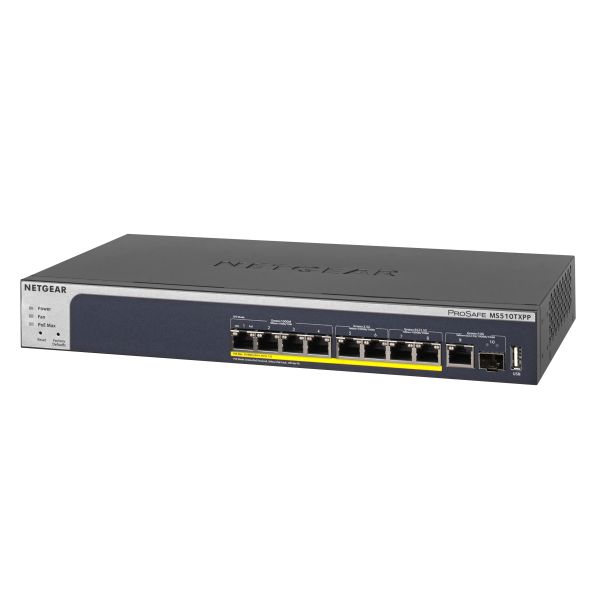 NETGEAR MS510TXPP Managed L2/L3/L4 10G Ethernet (100/1000/10000) Power over Ethernet (PoE) Grijs (MS510TXPP-100EUS) NETGEAR MS510TXPP Managed L2/L3/L4 10G Ethernet (100/1000/10000) Power over Ethernet (PoE) Grijs (MS510TXPP-100EUS)