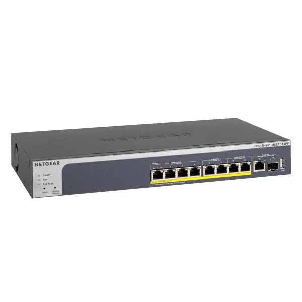 NETGEAR MS510TXPP Managed L2/L3/L4 10G Ethernet (100/1000/10000) Power over Ethernet (PoE) Grijs (MS510TXPP-100EUS) NETGEAR MS510TXPP Managed L2/L3/L4 10G Ethernet (100/1000/10000) Power over Ethernet (PoE) Grijs (MS510TXPP-100EUS)