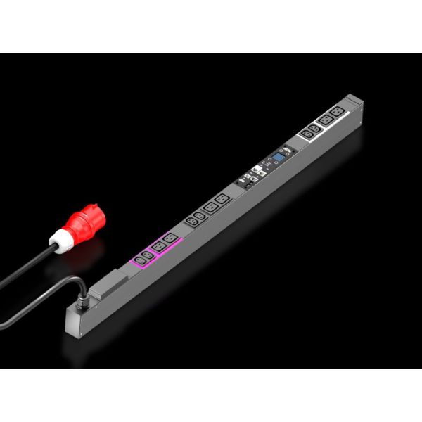 Rittal PDU metered, 16A/400V, 3~, 6 x C13 + 6 x C19 (7979232)