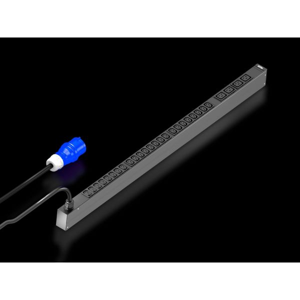 Rittal PDU basic UK 13A/230V, 1~, UK Plug 12x BS1363 (7979812)