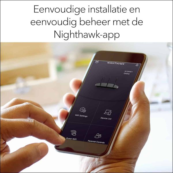 NETGEAR Nighthawk 4-Stream AX1800 WiFi 6 Router (RAX10) (RAX10-100EUS)