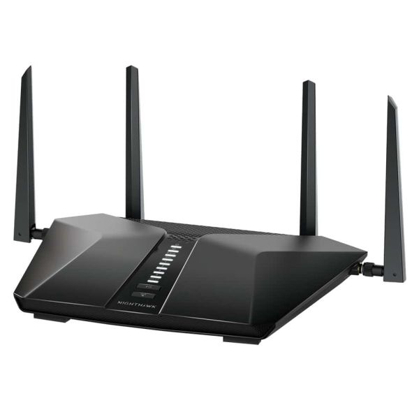 NETGEAR Nighthawk AX5400 draadloze router Gigabit Ethernet Dual-band (2.4 GHz / 5 GHz) Zwart (RAX50-100EUS) NETGEAR Nighthawk AX5400 draadloze router Gigabit Ethernet Dual-band (2.4 GHz / 5 GHz) Zwart (RAX50-100EUS)
