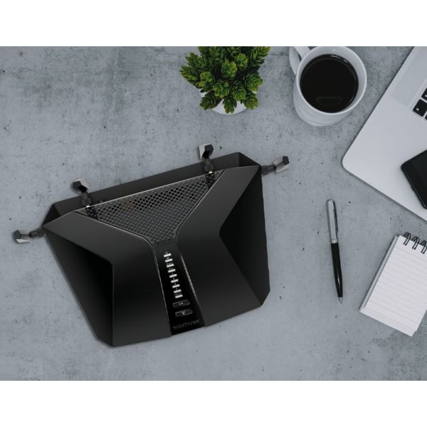NETGEAR Nighthawk AX5400 draadloze router Gigabit Ethernet Dual-band (2.4 GHz / 5 GHz) Zwart (RAX50-100EUS)