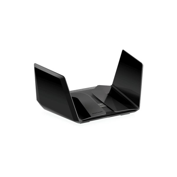 NETGEAR Nighthawk RAXE500 draadloze router Gigabit Ethernet Tri-band (2,4 GHz / 5 GHz / 6 GHz) Zwart (RAXE500-100EUS) NETGEAR Nighthawk RAXE500 draadloze router Gigabit Ethernet Tri-band (2,4 GHz / 5 GHz / 6 GHz) Zwart (RAXE500-100EUS)