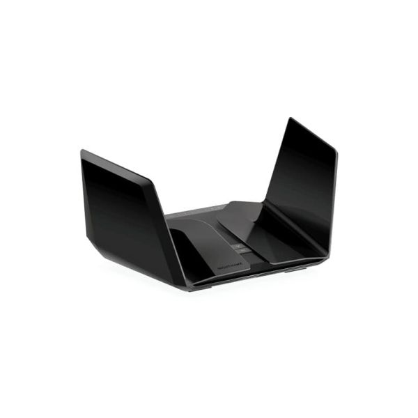 NETGEAR Nighthawk RAXE500 draadloze router Gigabit Ethernet Tri-band (2,4 GHz / 5 GHz / 6 GHz) Zwart (RAXE500-100EUS)