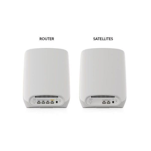 NETGEAR Orbi RBK762S Tri-band (2.4 GHz / 5 GHz / 5 GHz) Wi-Fi 6 (802.11ax) Wit 5 Intern (RBK762S-100EUS)
