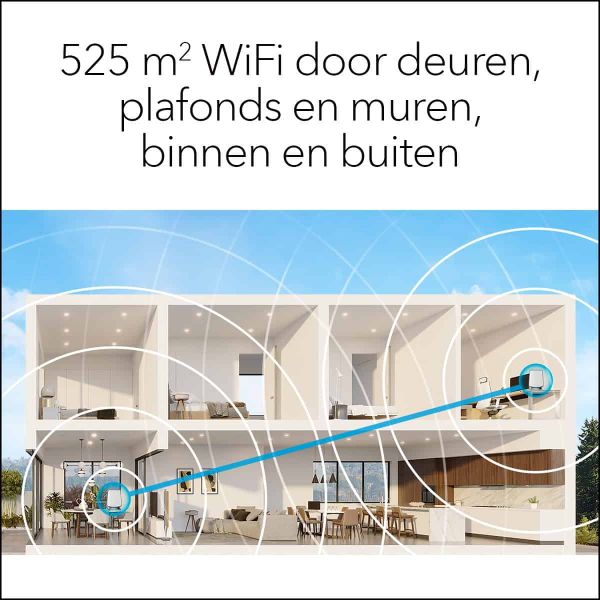 NETGEAR Orbi RBK853 AX6000 WiFi 6 Mesh System (RBK853-100EUS) NETGEAR Orbi RBK853 AX6000 WiFi 6 Mesh System (RBK853-100EUS)
