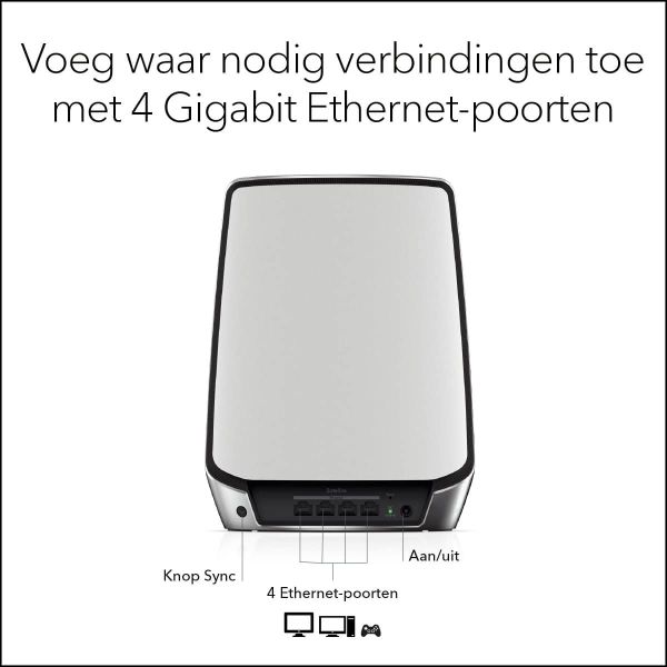 NETGEAR Orbi RBS850 AX6000 WiFi 6 Mesh Sattelite (RBS850-100EUS)
