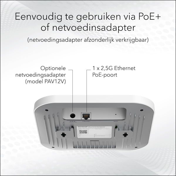 NETGEAR WiFi 6 AX3600 PoE+ Access Point (WAX218) (WAX218-100EUS)