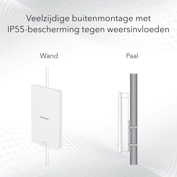 NETGEAR Insight Cloud Managed WiFi 6 AX1800 Dual Band Outdoor Access Point (WAX610Y) (WAX610Y-100EUS)