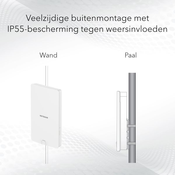 NETGEAR Insight Cloud Managed WiFi 6 AX1800 Dual Band Outdoor Access Point (WAX610Y) (WAX610Y-100EUS) NETGEAR Insight Cloud Managed WiFi 6 AX1800 Dual Band Outdoor Access Point (WAX610Y) (WAX610Y-100EUS)