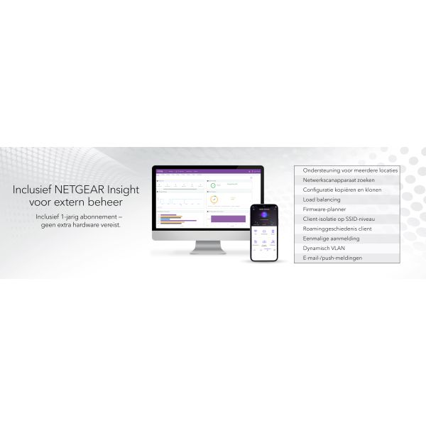 NETGEAR Insight Cloud Managed WiFi 6 AX1800 Dual Band Outdoor Access Point (WAX610Y) (WAX610Y-100EUS)